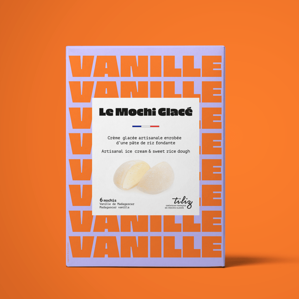 French supplier of ice-cream mochi vanilla