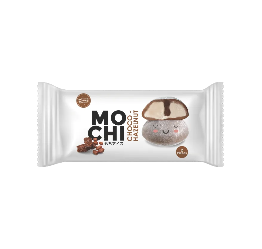 Personnalisation de mochis glacés flowpack
