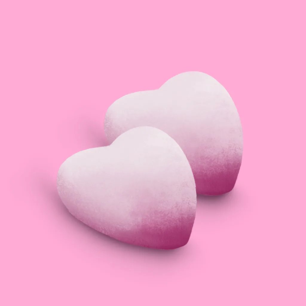 Personnalisation de mochis glacés coeur